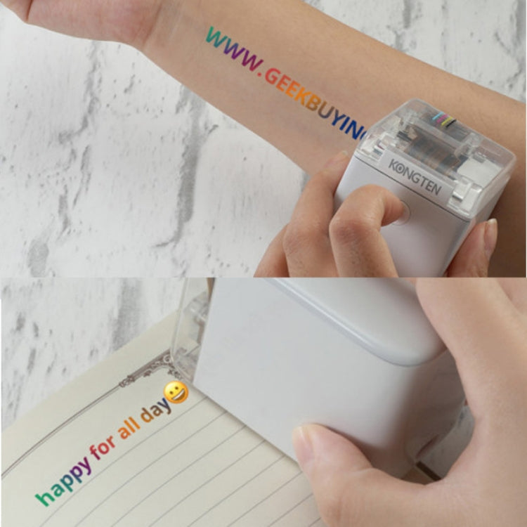 Mbrush Handheld Printer Custom Content Portable Full Color Inkjet Printer with Ink Cartridges
