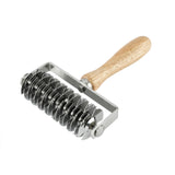 Baking Tool Stainless Steel Wooden Handle Pizza Roller Cutter Dessert Hob Pizza Net Knife