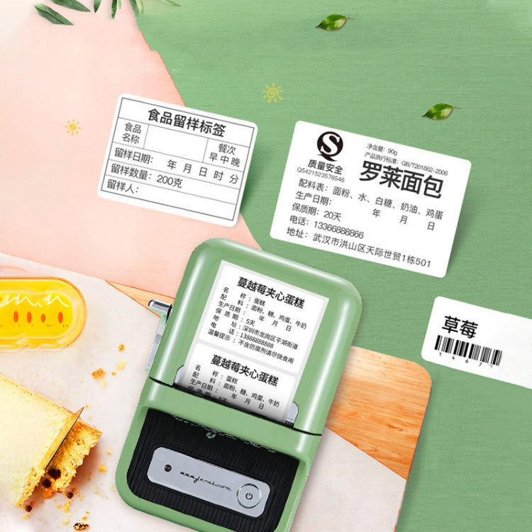 NIIMBOT B21 Food Price Marking Machine Production Date Marking Machine Baking Cake Bakery Price Labeling Machine, Green, Red, Black
