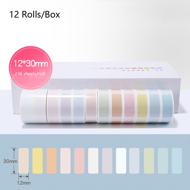 NIIMBOT Hand Account Sticker Fresh Morandi Color Label Paper Gift Box For NIIMBOT D11, Spring, Autumn