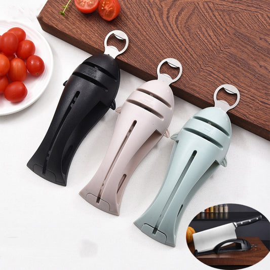 Multi-Function Fish Shape Knife Sharpener Tool Holder Diamond Tungsten Steel Knife Sharpener