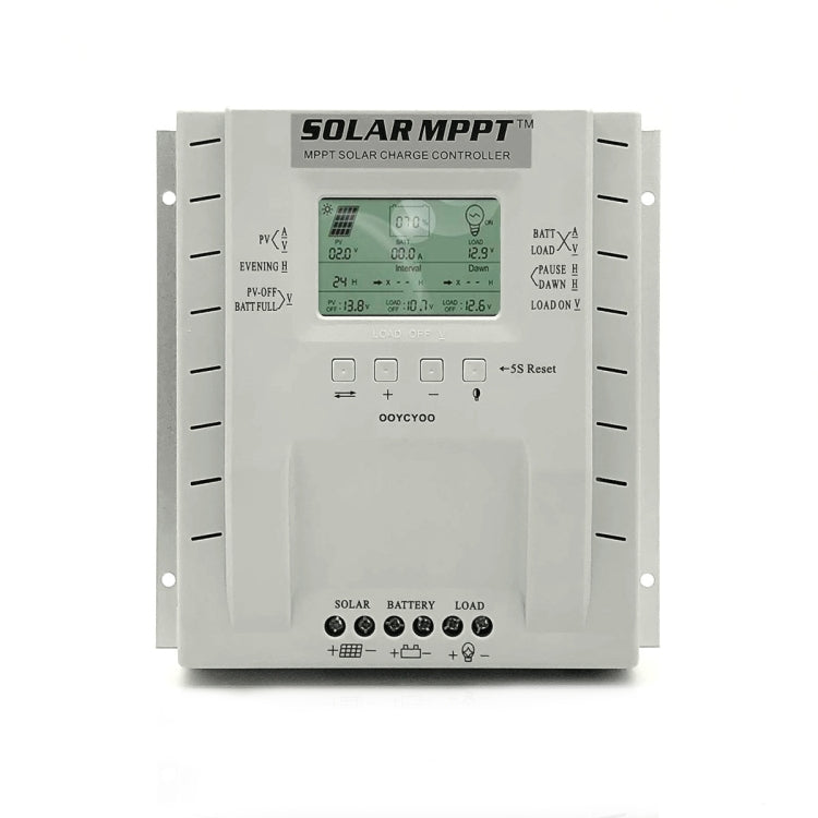 وحدة تحكم شحن الطاقة الشمسية MPPT P60 60A 12V/24V مع خاصية التعرف التلقائي