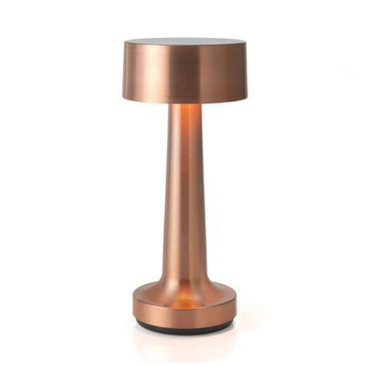 JB-TD10 LED Charging Bar Table Lamp Retro Creative Bar Cafe Restaurant Simple Bedside Night Light(Bronze)