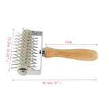 Stainless Steel Rolling Pin Pizza Puncher Snacks Baking Utensils