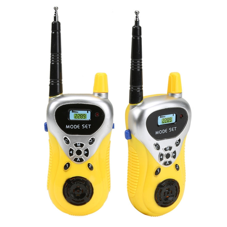 1 Pair Intelligent Wireless Call Walkie-Talkie Remote Dialogue Interactive Children Toys, 1 Pair Green, 1 Pair Blue, 1 Pair Yellow