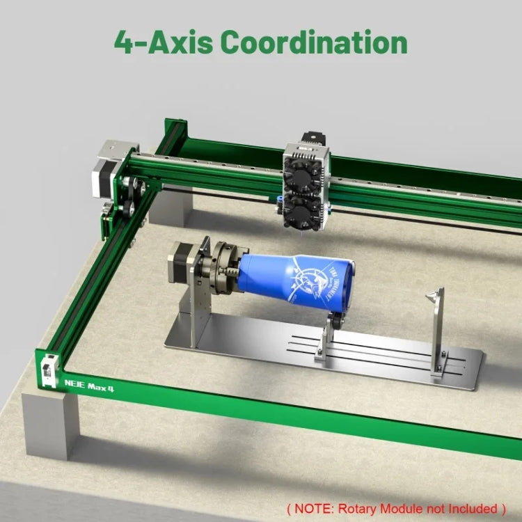 آلة نقش ليزر ثلاثية الأبعاد CNC سطح المكتب من NEJE MAX 4 E80 750 × 460 مم DIY