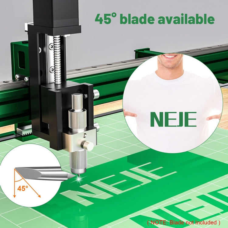 آلة نقش ليزر ثلاثية الأبعاد CNC سطح المكتب من NEJE MAX 4 E80 750 × 460 مم DIY