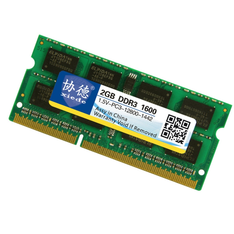 ذاكرة الوصول العشوائي XIEDE X045 DDR3 NB 1600 متوافقة بالكامل مع أجهزة الكمبيوتر المحمولة، X045