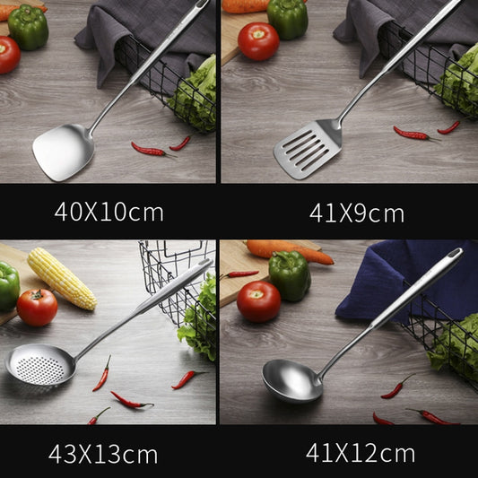 Stainless Steel Kitchen Equipment Thickened Hollow Handle Cooking Tool