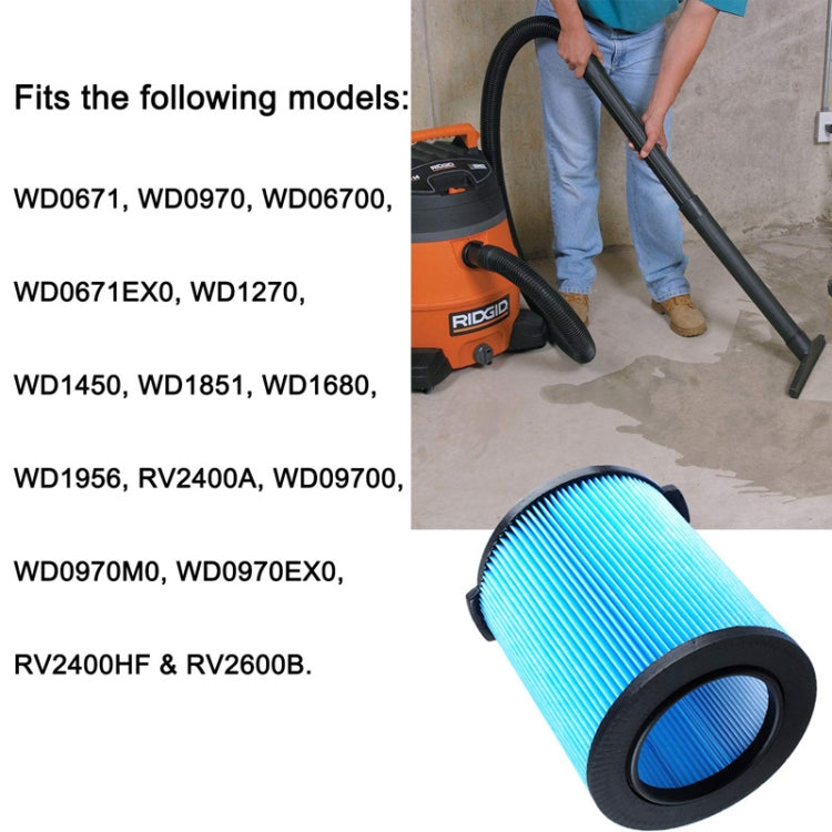 Vacuum Cleaner Filter Accessories for VF5000 / WD1450 / WD0970 / WD1270 / WD09700 / WD06700