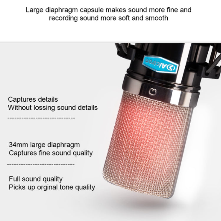 Alctron CM6 Lite Large Diaphragm Condenser Microphone Recording Computer Desktop Microphone