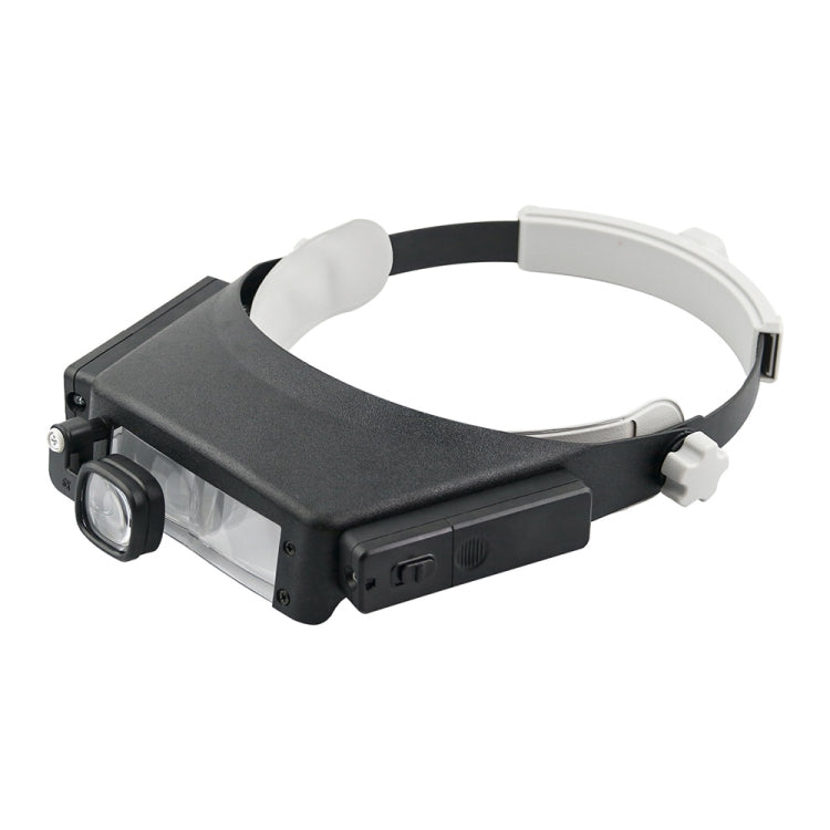 81007-P LED Light Head-Mounted Electronic Repair Tool Magnifying Glass, 81007-P