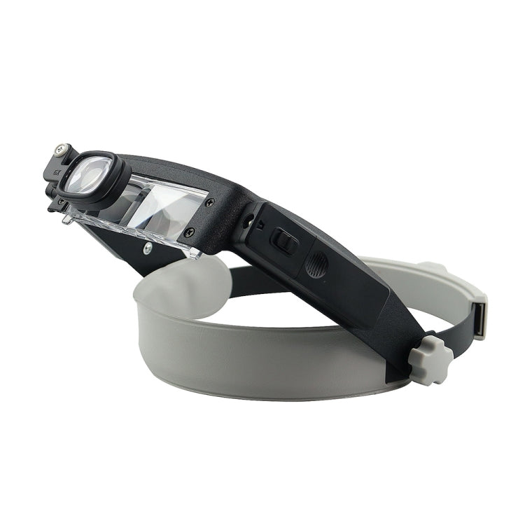 81007-P LED Light Head-Mounted Electronic Repair Tool Magnifying Glass, 81007-P