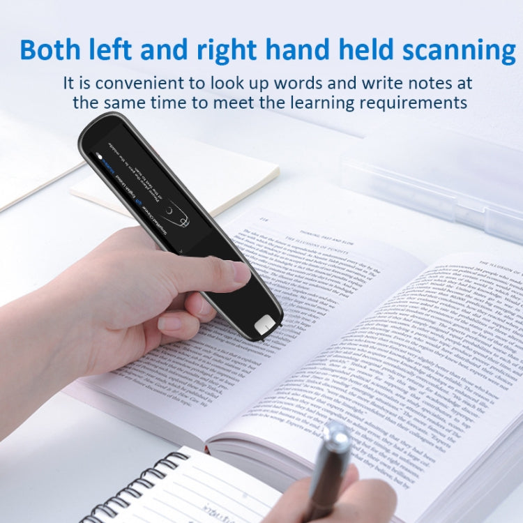 S7 Offline Scanning Translation Dictionary Pen Translation Pen 12 Language Mutual Translation Scanning Pen, S7 Black