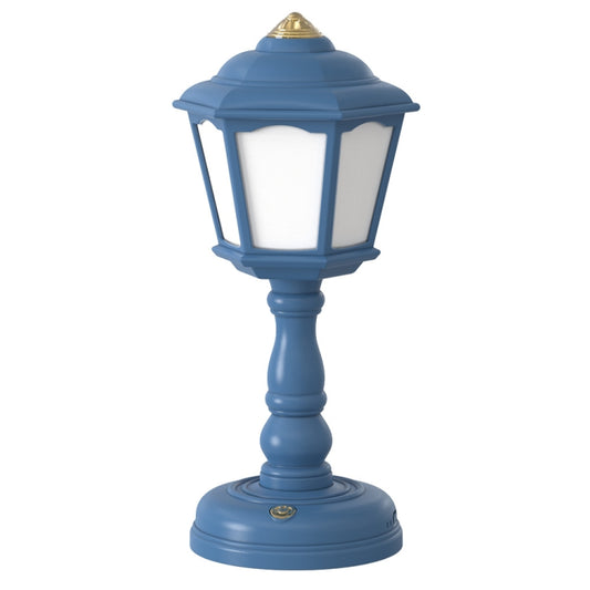 GIVELONG Retro Table Lamp USB Charging Small Night Light, Style: 322-3 Blue