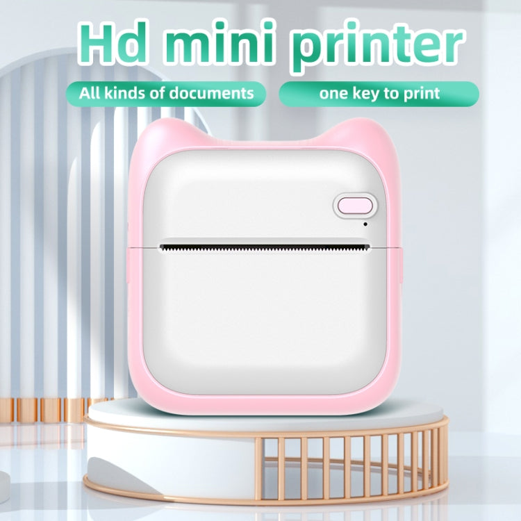 A31 Bluetooth Handheld Portable Self-adhesive Thermal Printer, Pink, Blue, Pink+5 Rolls Printer Paper, Blue+5 Rolls Printer Paper, Pink+3 Rolls Colored Paper, Blue+3 Rolls Colored Paper