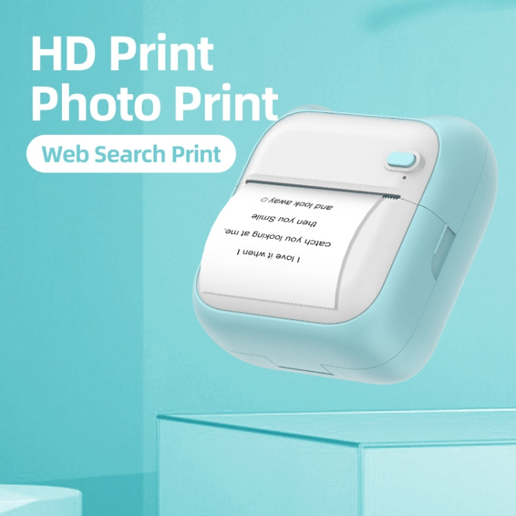 A31 Bluetooth Handheld Portable Self-adhesive Thermal Printer, Pink, Blue, Pink+5 Rolls Printer Paper, Blue+5 Rolls Printer Paper, Pink+3 Rolls Colored Paper, Blue+3 Rolls Colored Paper