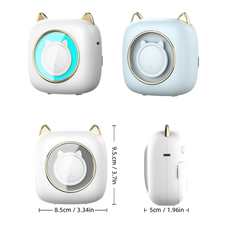 C23 Seven Colors Atmosphere Breathing Light Wireless Thermal Printer, C23 White+5 Rolls Thermal Paper, C23 White+3 Rolls Color Paper, C23 Blue Standard, C23 Blue+5 Rolls Thermal Paper, C23 Blue+3 Rolls Color Paper
