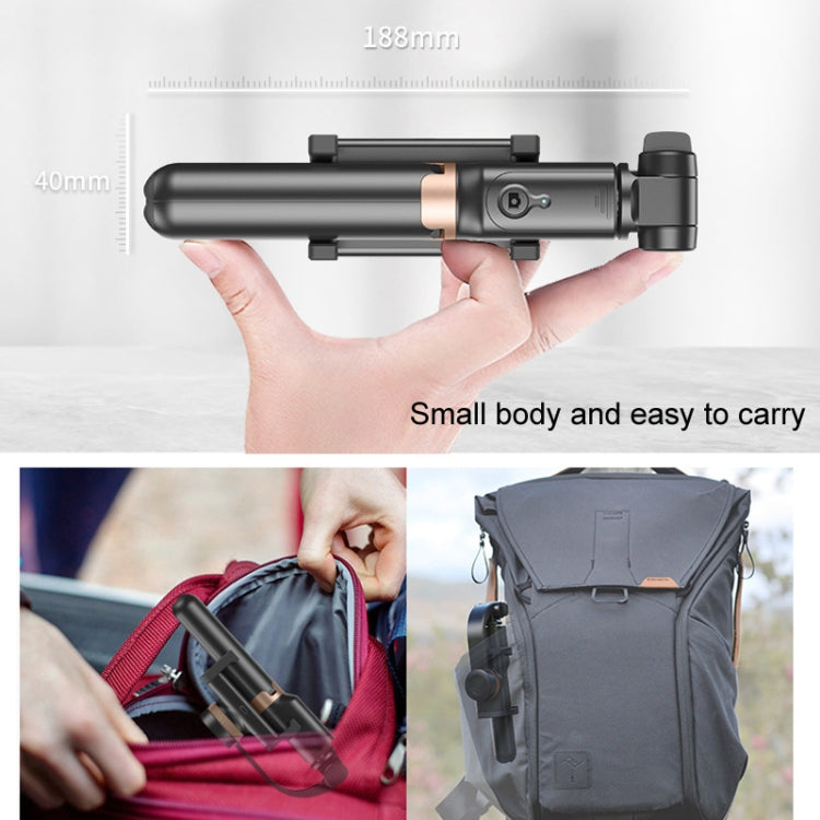 APEXEL APL-D6 Live Video Multifunctional Mobile Phone Gimbal Stabilizer Selfie Stick, APL-D6