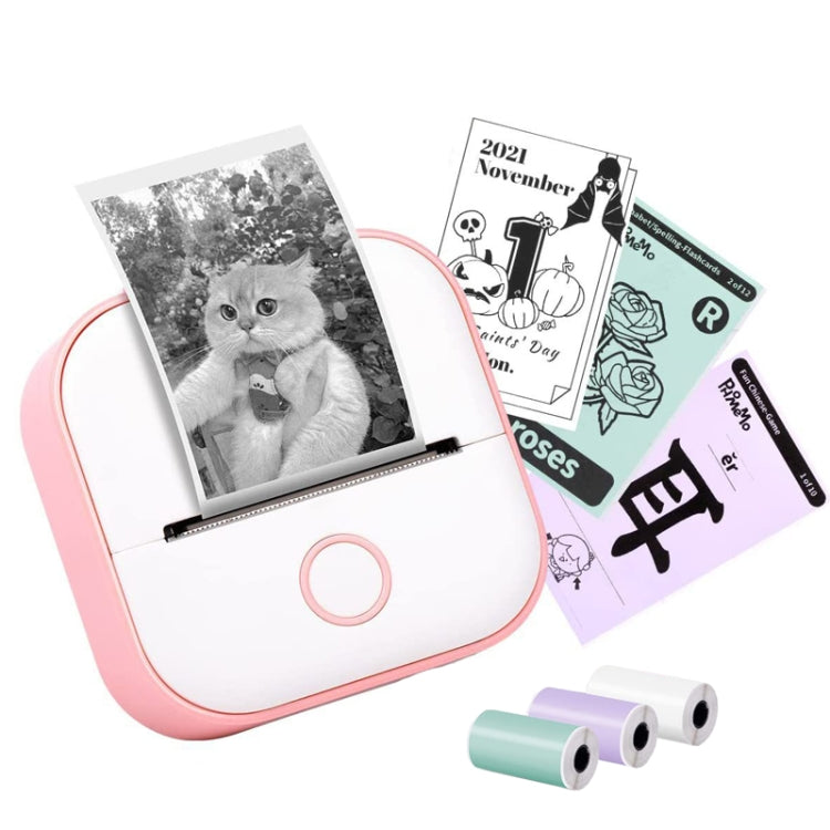 صندوق هدايا Phomemo T02، طابعة صغيرة تعمل بالبلوتوث، طابعة صور حرارية، طابعة أسئلة خاطئة للطلاب والعائلة، صندوق هدايا