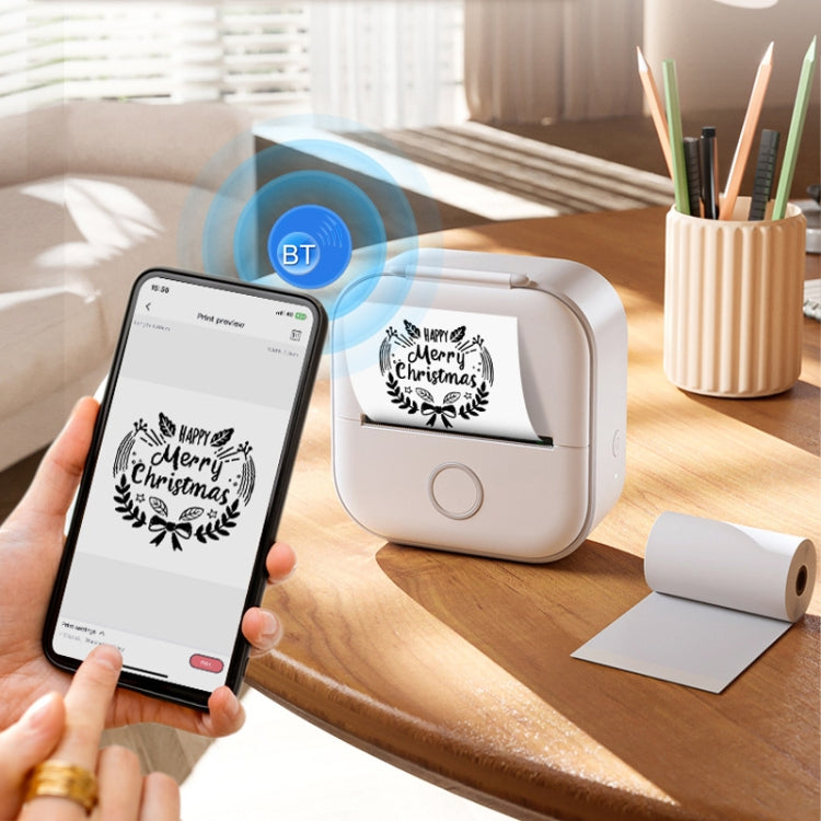 صندوق هدايا Phomemo T02، طابعة صغيرة تعمل بالبلوتوث، طابعة صور حرارية، طابعة أسئلة خاطئة للطلاب والعائلة، صندوق هدايا