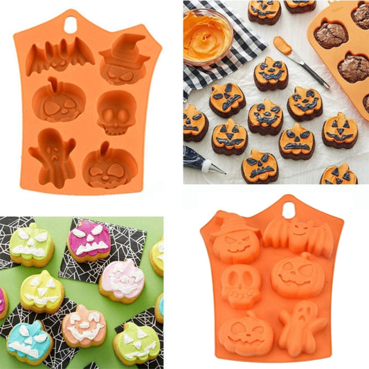 Halloween Chocolate Silicone Mold Handmade Baking Model DIY Cake Mold