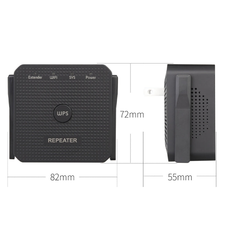 2.4G 300M Wifi Repeater Wifi Extender Wifi Amplifier With 1 LAN Port, US Plug, EU Plug, UK Plug