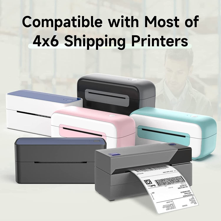 500sheets 4×6 Inch Stickers Thermal Label Paper For Phomemo PM-246S / PM-241BT / D520BT, Folding White, Folding Rose Red, Folding Pink, Folding Light Blue, Folding Purple, Folding Yellow, Roll Paper White
