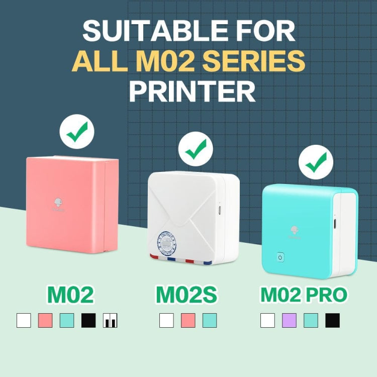 For Phomemo M02 / M02S / M02Pro 3rolls /Pack 50mm Thermal Label Printing Paper For Sticker Printer With Black Letter On Gold Powder Background, Gold Powder Bottom
