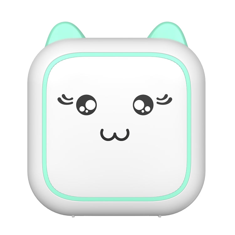 طابعة صور حرارية محمولة بتقنية البلوتوث M5 Mini Cartoon، باللون الأزرق والوردي
