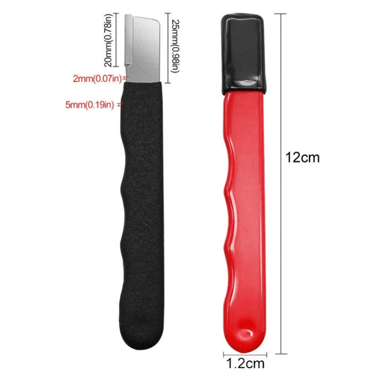 Outdoor Portable Garden Scissors Sharpener Knife Scissors Dual Purpose Sharpening Stone