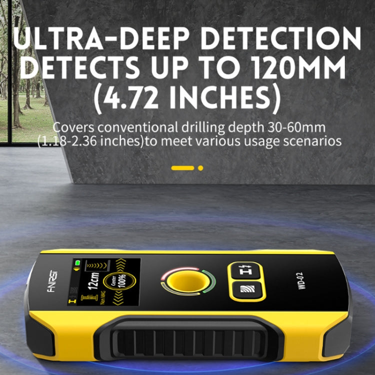 FNIRSI Multifunctional Wall Wire And Metal Rebar Detector, WD-02