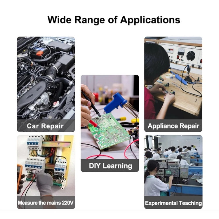 FNIRSI Handheld Small Teaching Maintenance Digital Oscilloscope, Standard Without Battery, Upgrade Without Battery