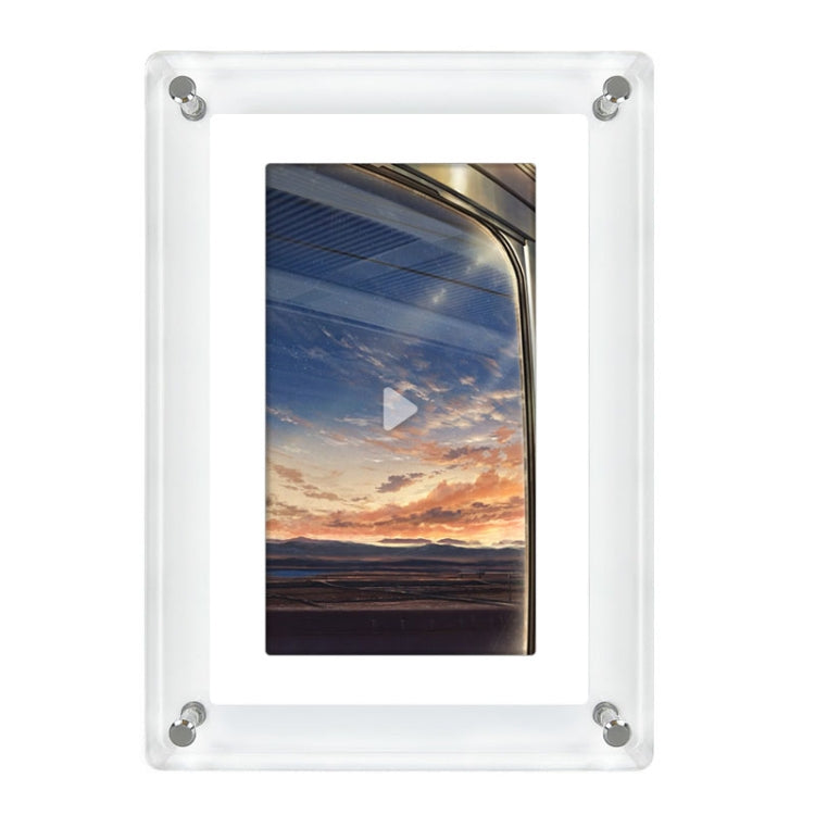 7 Inch Acrylic HD Digital Photo Frame Desktop Smart Motion Video Player Ornament, 7 Inch (US Plug), 7 Inch (EU Plug), 7 Inch (UK Plug)