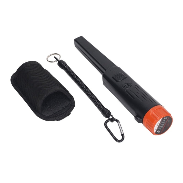Mini Waterproof Handheld Metal Positioning Rod Detector, Orange, Black