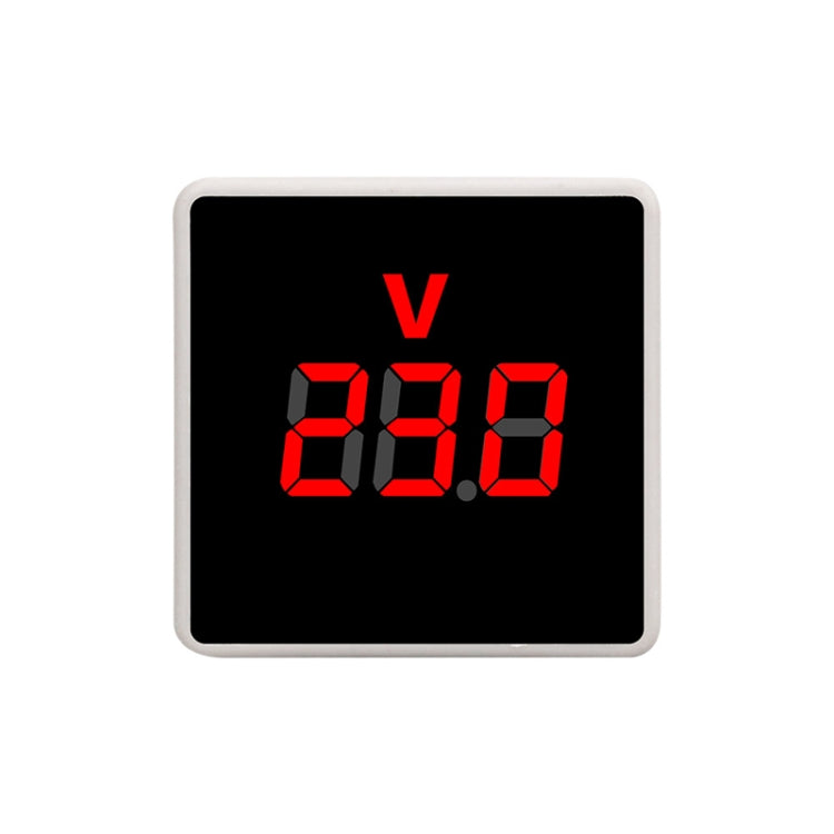 SINOTIMER V-PL Square Insert Type Household Digital AC Voltmeter EU Plug, V-PL EU Plug