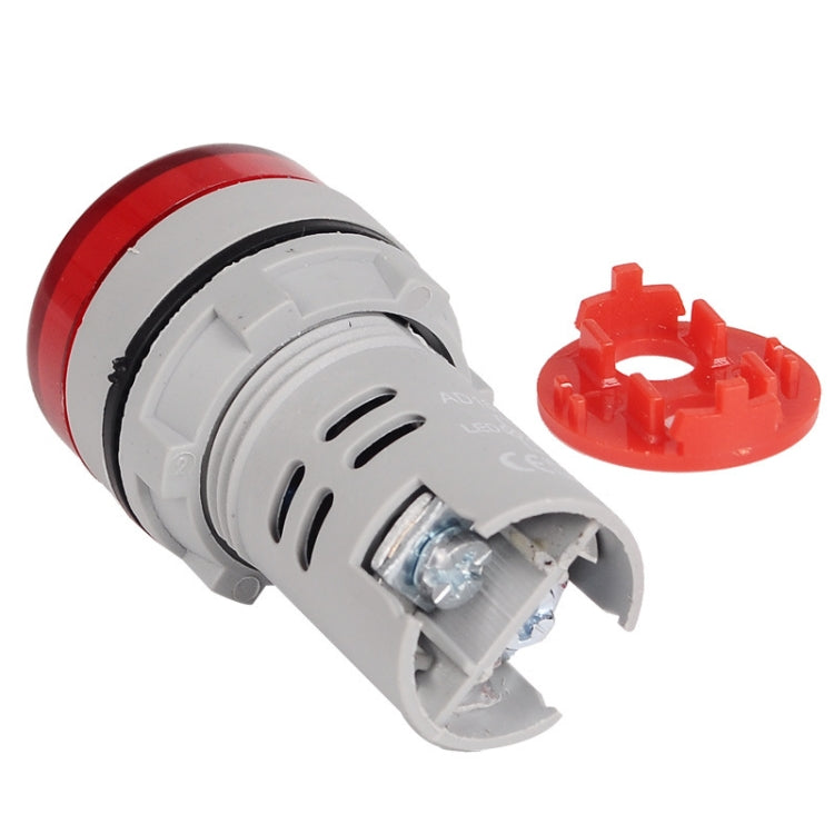 SINOTIMER ST16HZ 20-75Hz AC Frequency 22mm Round Opening LED Digital Signal Indicator Light, ST16HZ