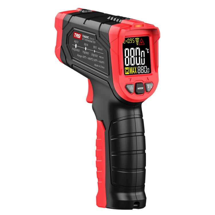 Infrared Thermometer Electronic Color Screen Thermometer, TASI TA601B -50-680 Degrees Celsius, TASI TA601C -50-880 Degrees Celsius