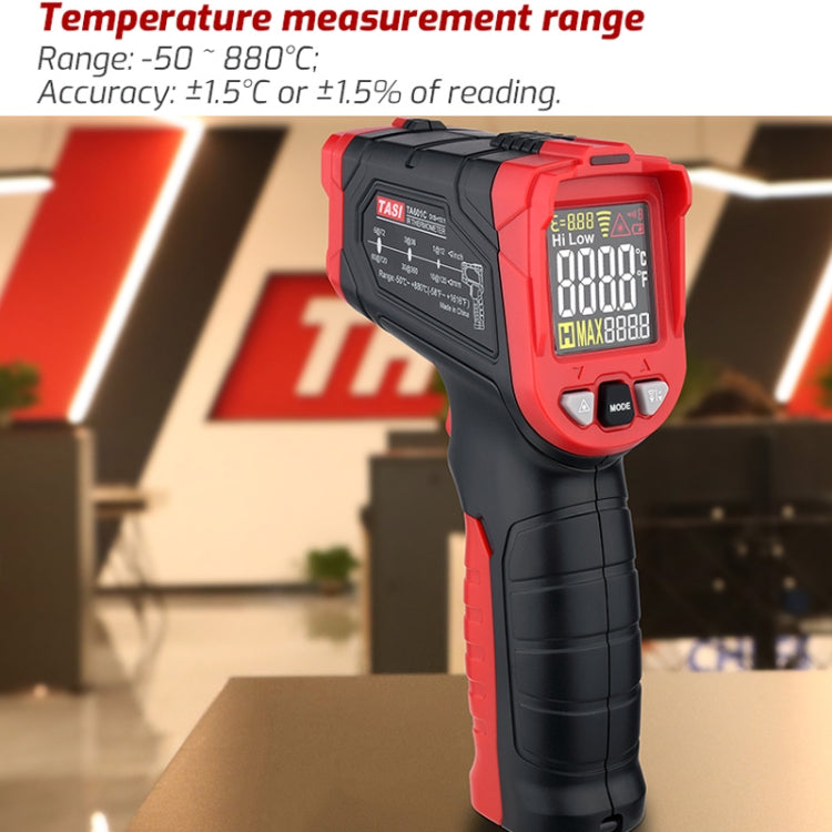 Infrared Thermometer Electronic Color Screen Thermometer, TASI TA601B -50-680 Degrees Celsius, TASI TA601C -50-880 Degrees Celsius