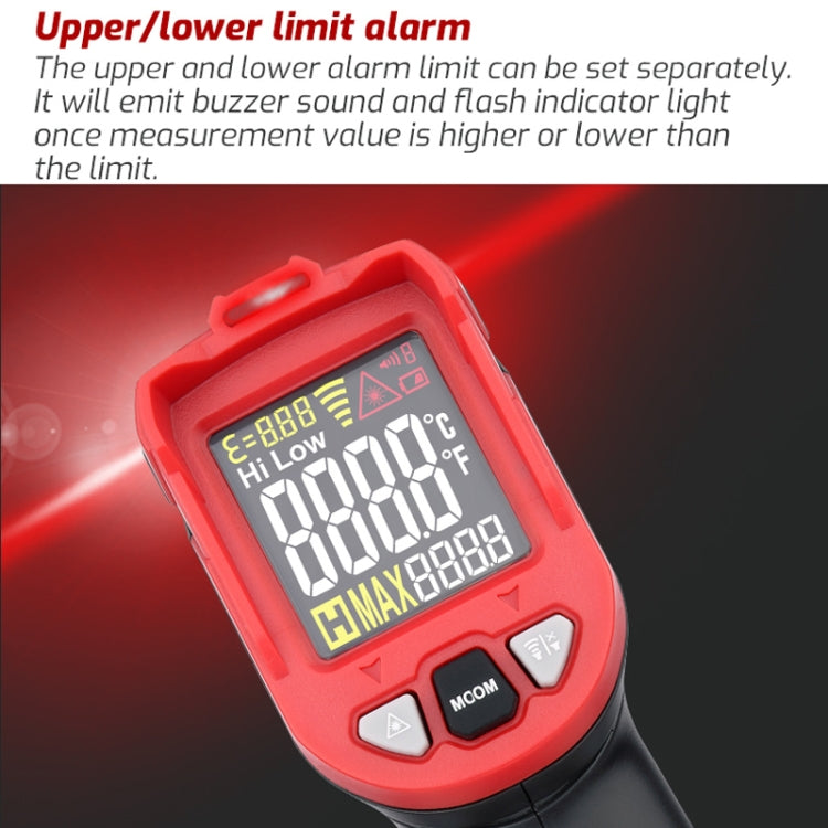 Infrared Thermometer Electronic Color Screen Thermometer, TASI TA601B -50-680 Degrees Celsius, TASI TA601C -50-880 Degrees Celsius