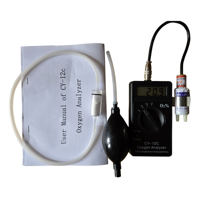 CY-12C Portable Oxygen Analyzer Full Range Oxygen Measurement Device, CY-12C