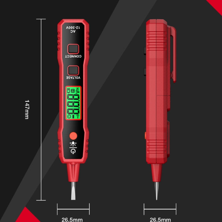 قلم اختبار عالي الحساسية بشاشة LCD رقمية من HABOTEST، مع إنذار صوتي وضوئي، HT89A
