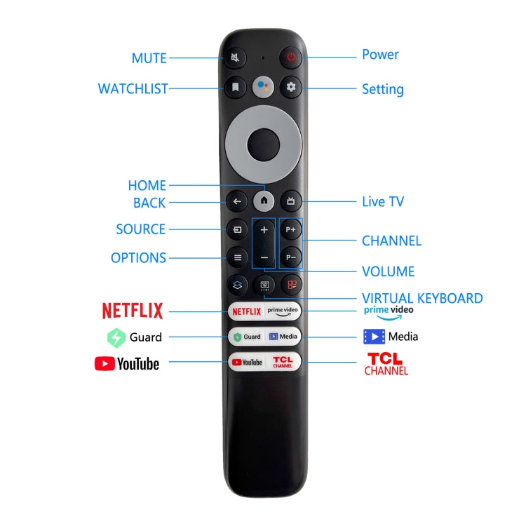 لجهاز التحكم عن بعد بالأشعة تحت الحمراء للتلفزيون الذكي TCL FMR1