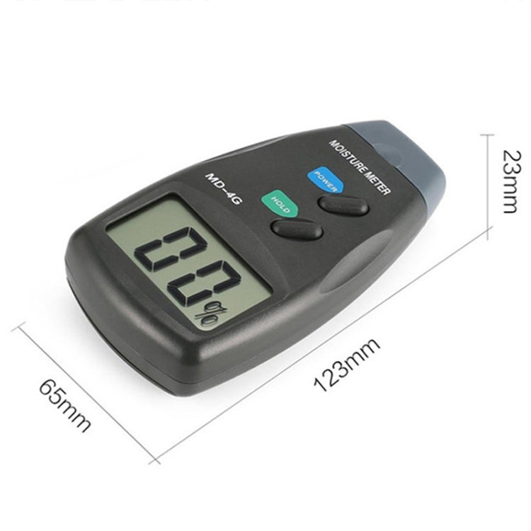 جهاز كشف الرطوبة والرطوبة للخشب بشاشة LCD رقمية ثنائية السنون MD-2G
