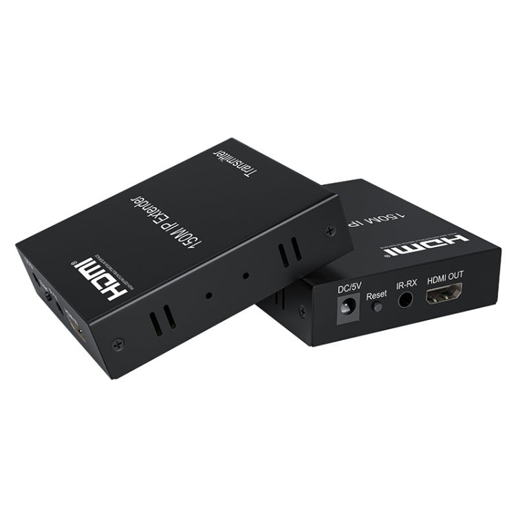 150m HDMI Network Cable Extender IP One To Many Computer Monitors, Transmitter+Receiver, US Plug, 150m