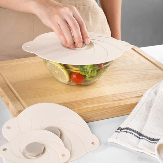 Household Vacuum Self-Priming Sealed Silicone Freshness Lid Kitchen Rice Cover