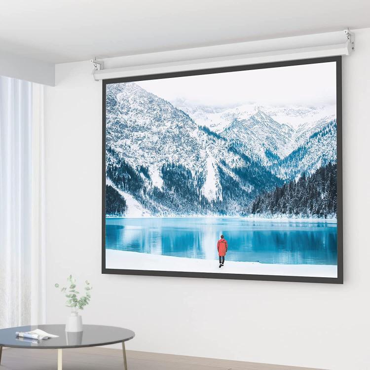 Universal Projector Screen Ceiling Mount Wall Hanger L-shaped Adjustable Bracket