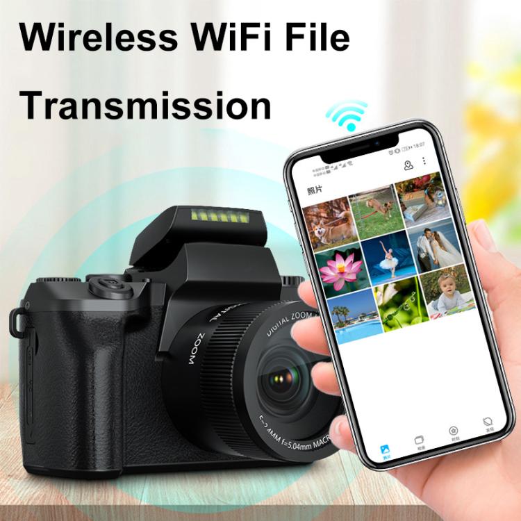 FSD-W5 4-Inch Touch Screen WiFi Transmission 4K HD Digital Camera Student Photo SLR, FSD-W5
