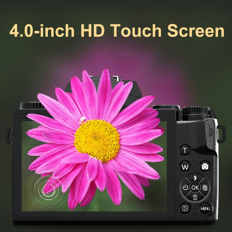 FSD-W5 4-Inch Touch Screen WiFi Transmission 4K HD Digital Camera Student Photo SLR, FSD-W5