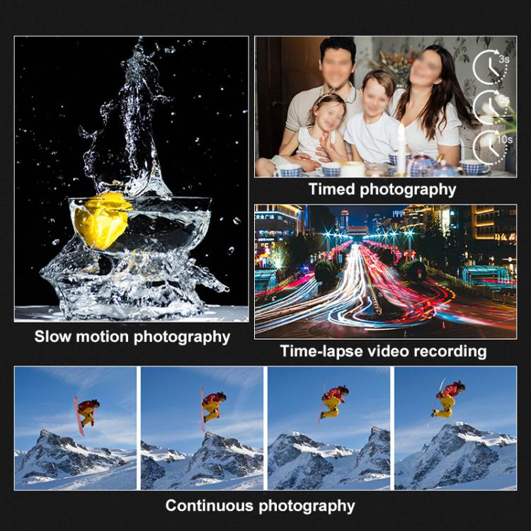FSD-W5 4-Inch Touch Screen WiFi Transmission 4K HD Digital Camera Student Photo SLR, FSD-W5
